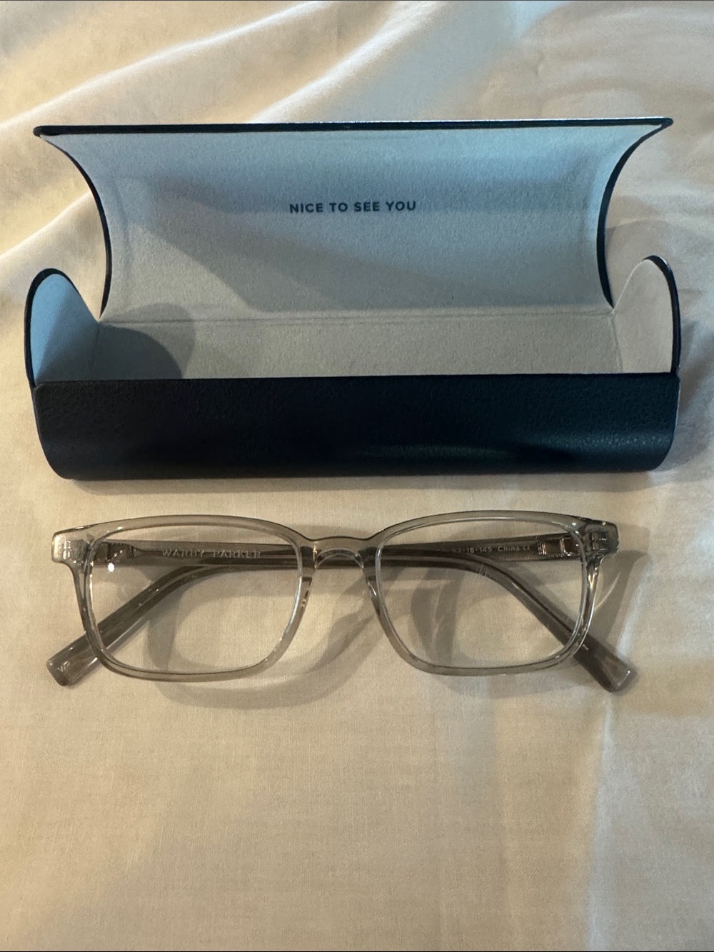 Warby Parker Women’s or Men’s Crane Sea glass Grey eyeglass frames